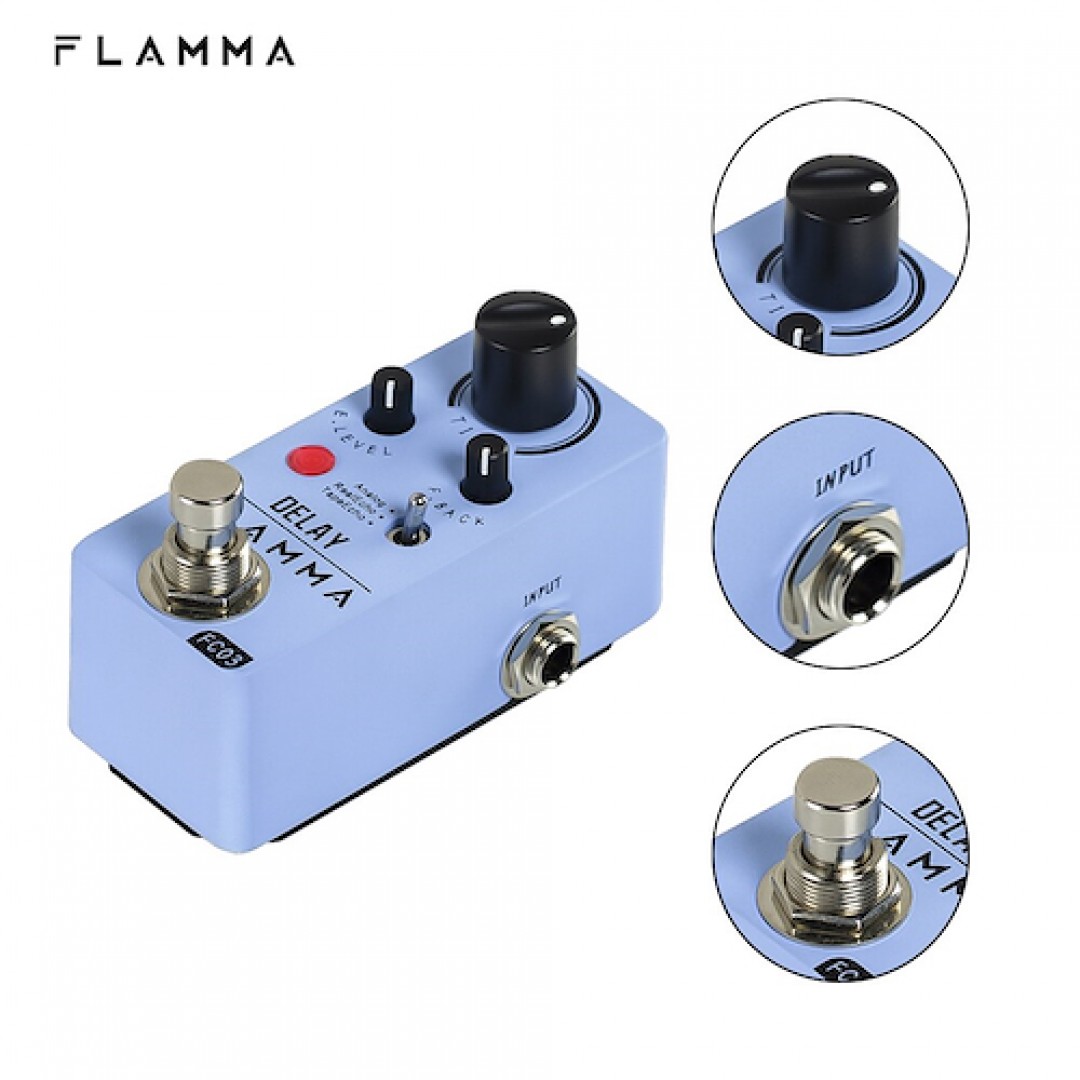 flamma-fc03-mini-delay-pedal-de-guitarra