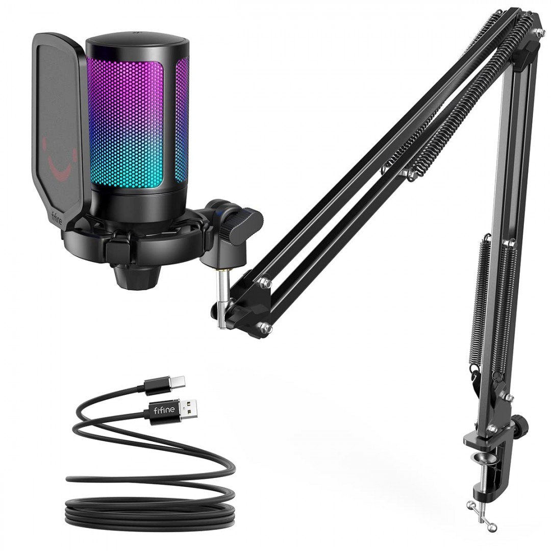 fifine-kit-de-microfono-a6t-usb-con-soporte-de-brazo-rgb