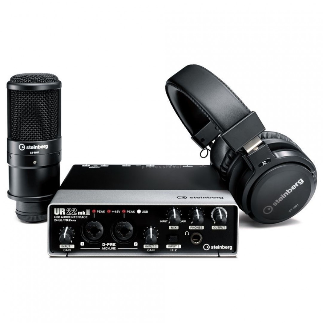 steinberg-ur22-mkii-recording-pack